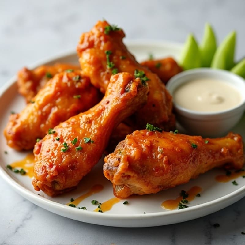 Crispy Baked Honey-Garlic Wings