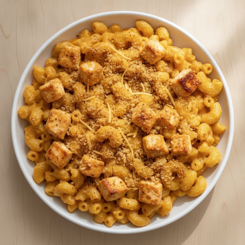 Protein-Packed Baked Macaroni and Cheese