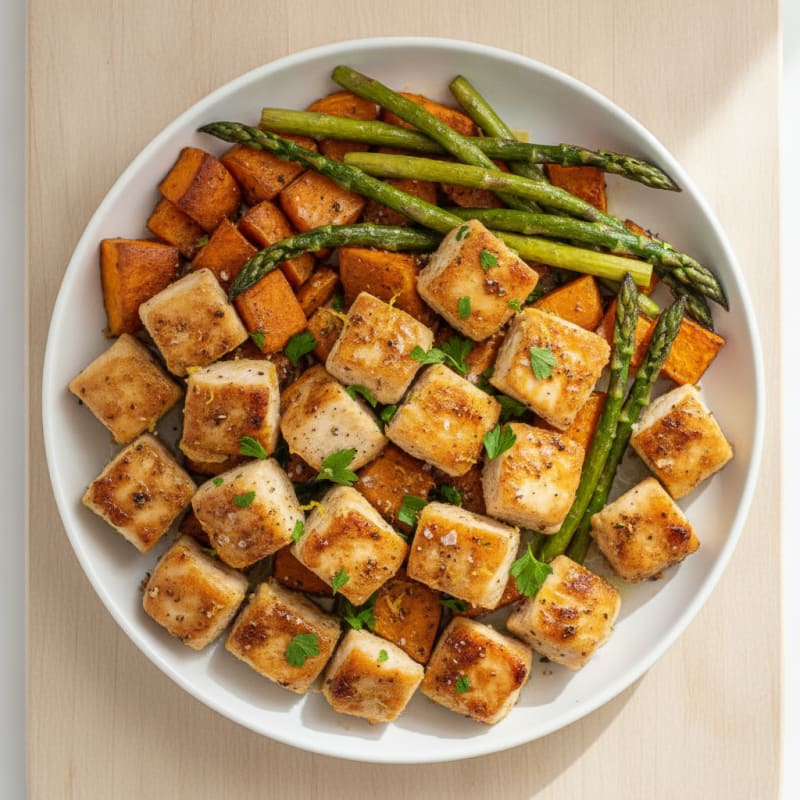 Lemon-Herb Roasted Chicken Bites