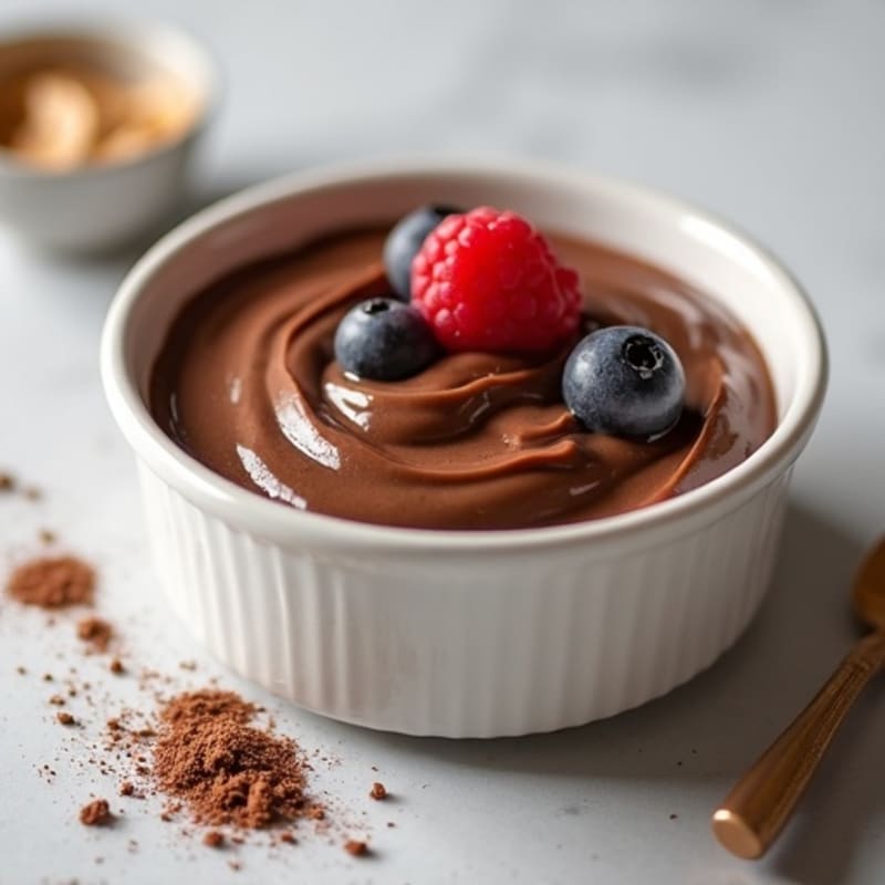 Silky Chocolate Protein Pudding