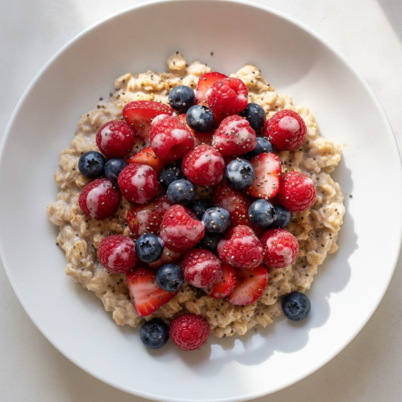 Classic Overnight Oats with Berries