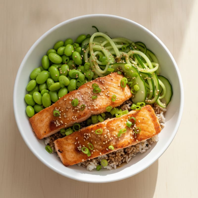 Salmon Sushi Rice Bowl