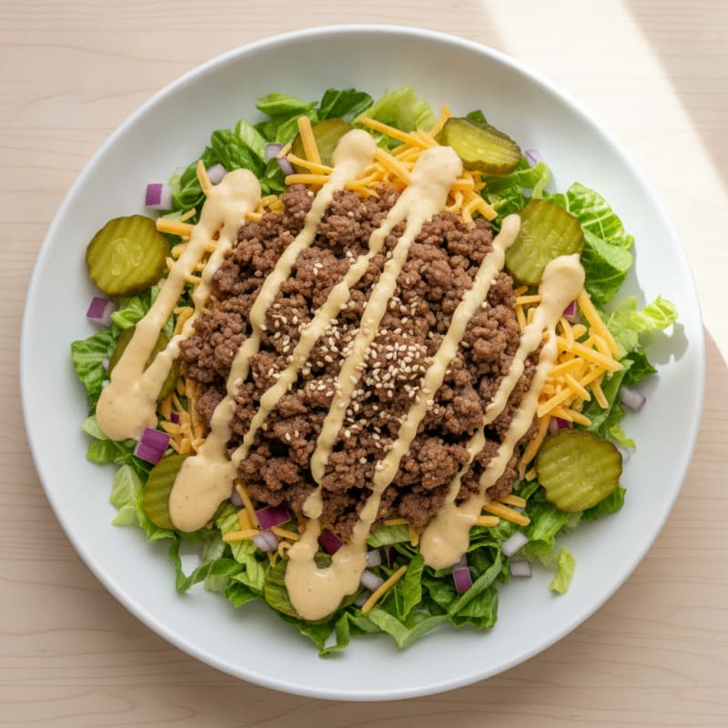 Big Mac Inspired Protein Power Bowl