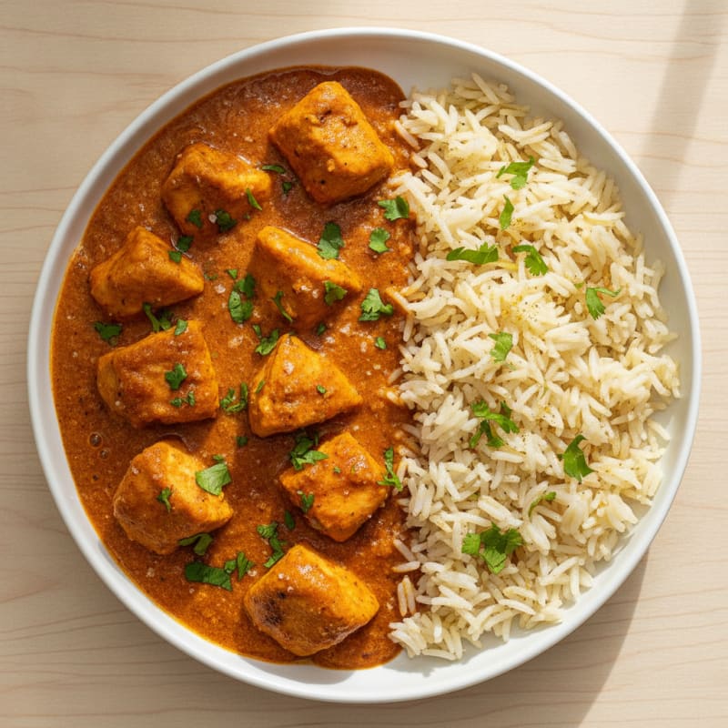 Spiced Butter Chicken with Basmati Rice