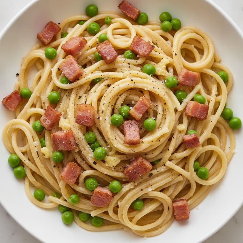 Classic Carbonara with Crispy Pancetta