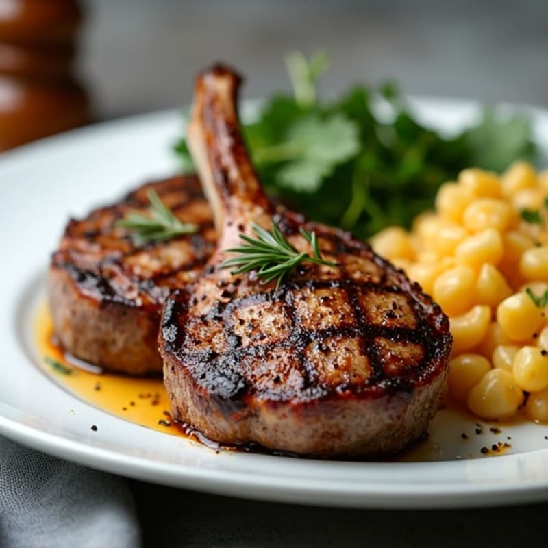 Rosemary-Garlic Grilled Lamb Chops