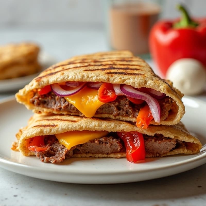 Crispy Steak and Pepper Jack Tortilla Melts