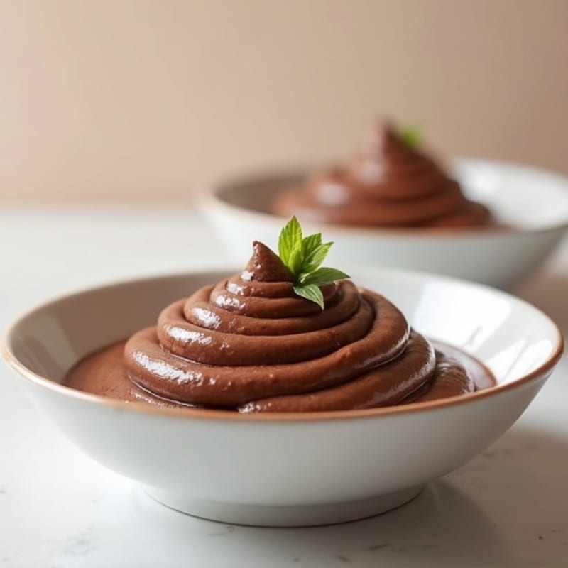 Silky Chocolate Protein Pudding with Greek Yogurt