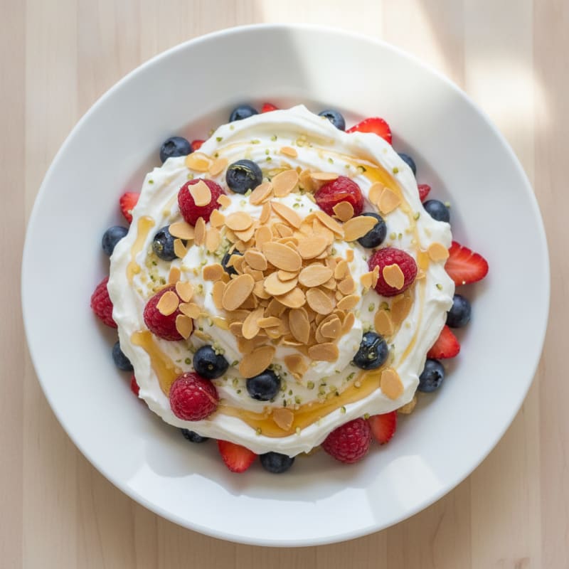 Creamy Greek Yogurt Protein Parfait with Berries