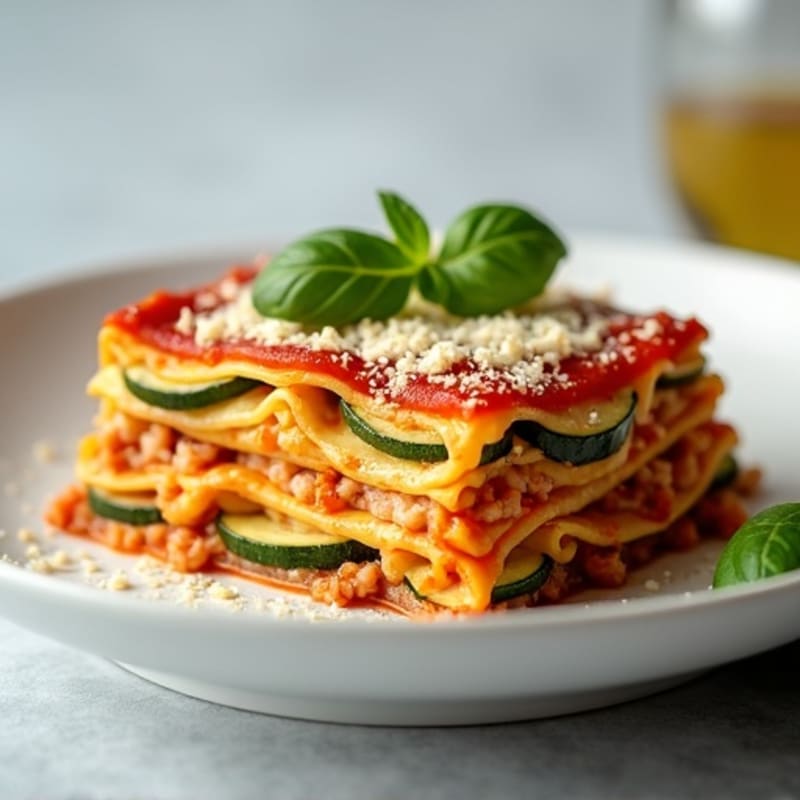 Protein-Packed Turkey Zucchini Lasagna
