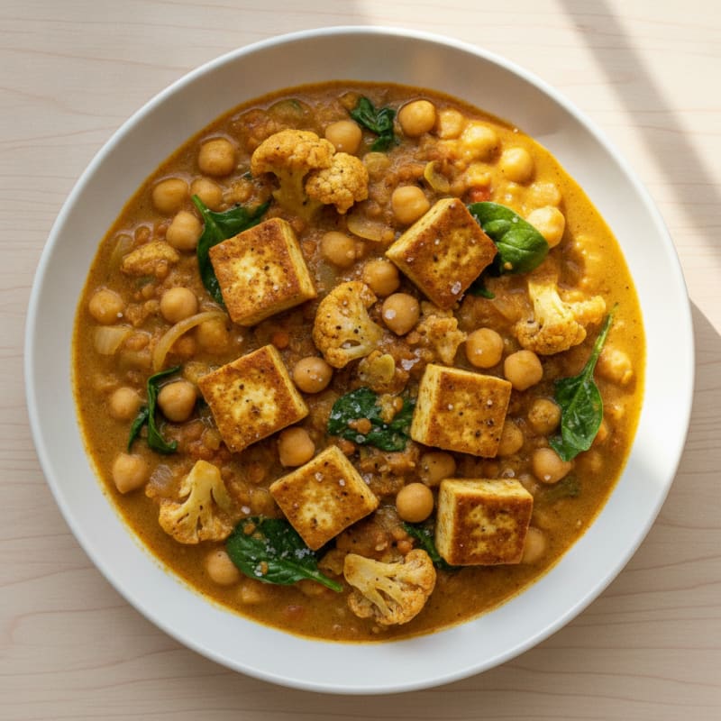 Hearty Chickpea and Vegetable Curry