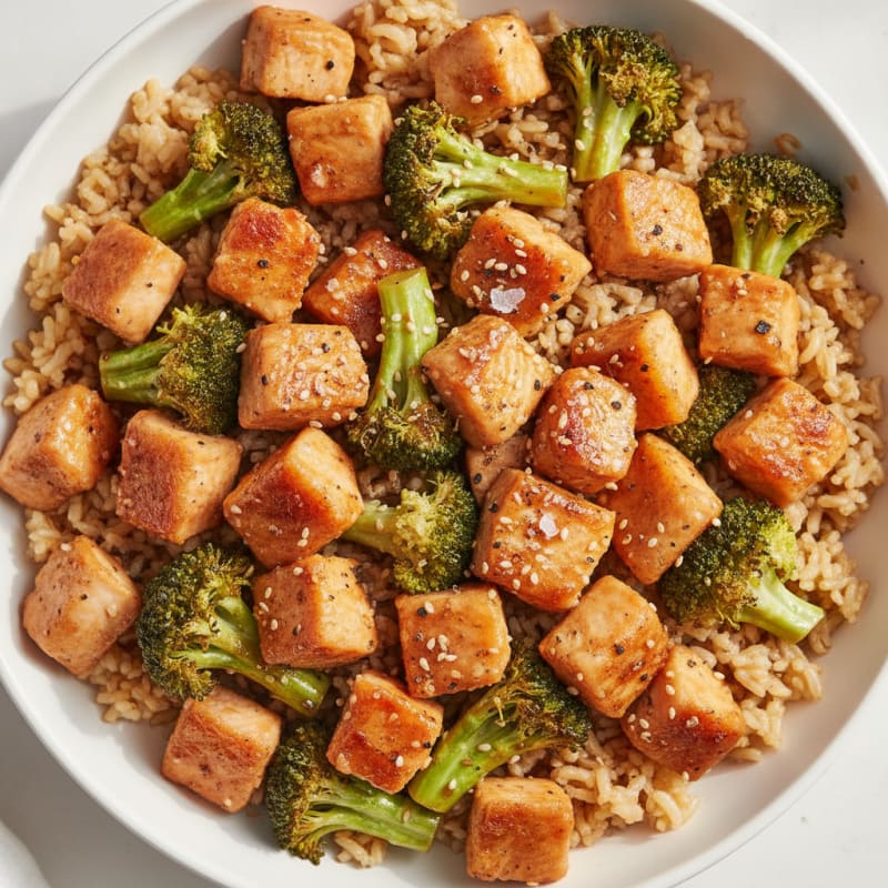 Teriyaki Chicken and Broccoli Bowl