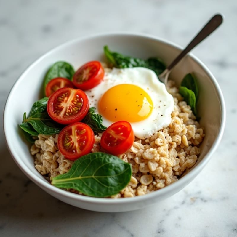 5-Minute Protein-Packed Savory Oatmeal Bowl