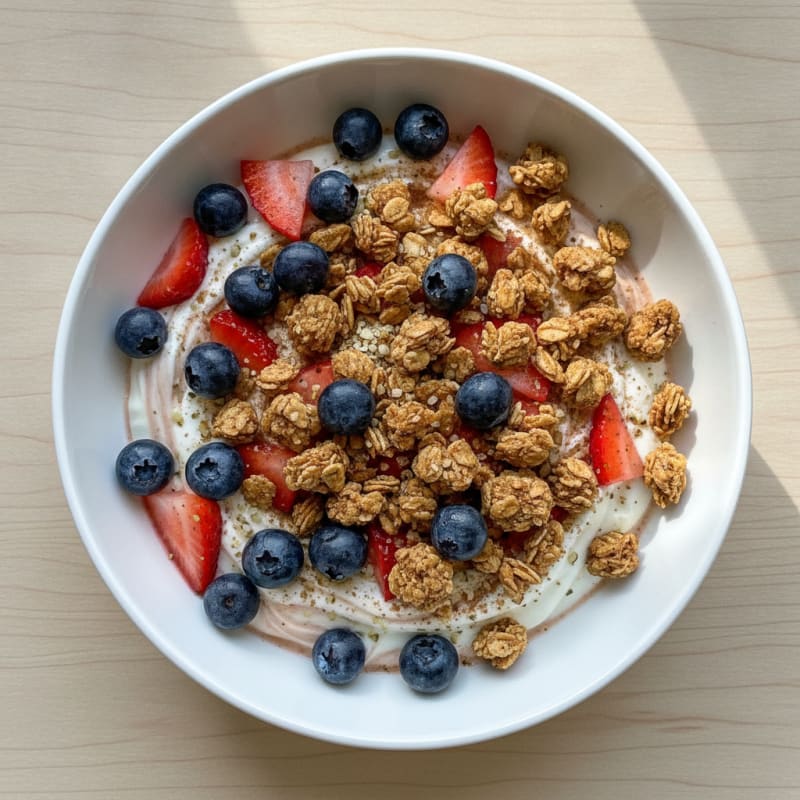 Berry Yogurt Bowl with Granola