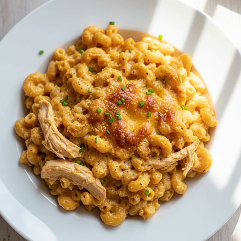 Creamy Golden Baked Macaroni and Cheese