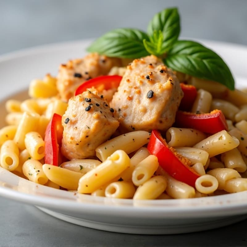 Creamy Cajun Chicken Pasta with Bell Peppers