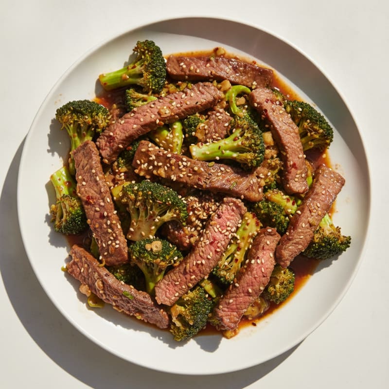 Sesame Beef & Broccoli Stir-Fry