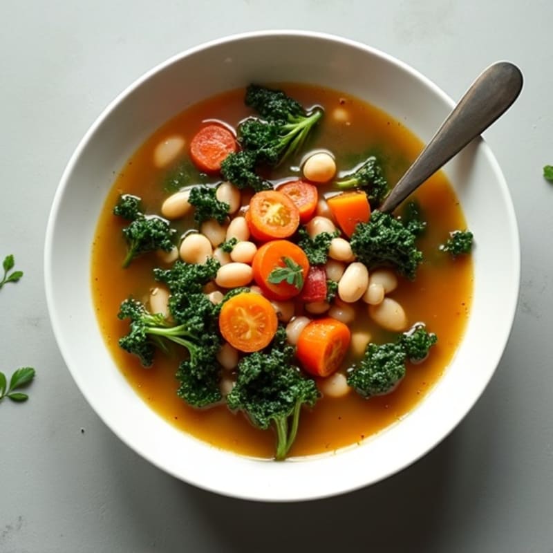 Hearty Kale and White Bean Soup