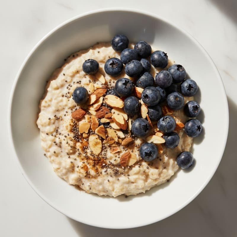 Classic Protein Oatmeal with Berries and Nuts