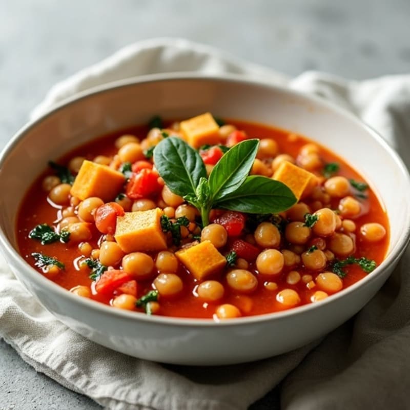Hearty Spiced Chickpea and Tomato Stew