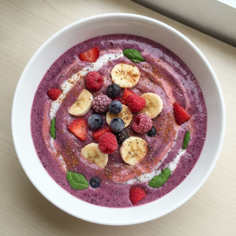 Berry Banana Breakfast Smoothie
