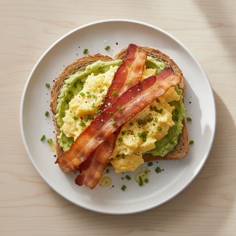 Hearty Bacon and Egg Toast