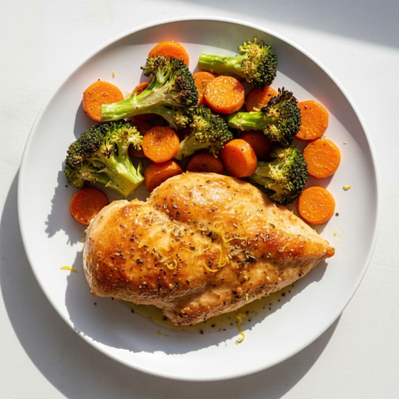 Crispy Lemon-Herb Roasted Chicken