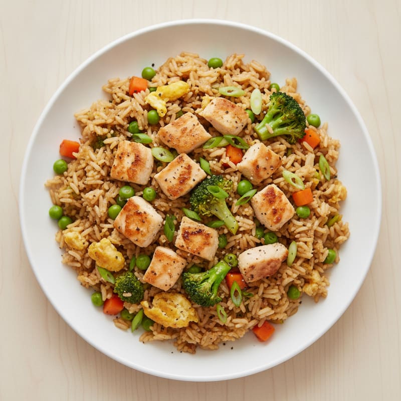 Chicken and Vegetable Fried Rice