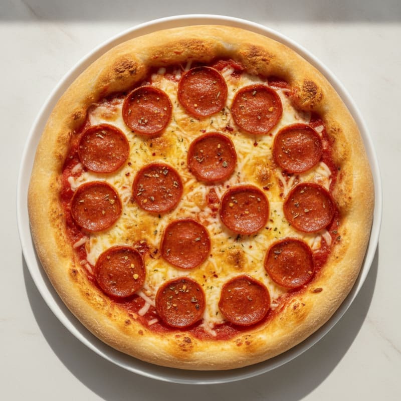 Pepperoni Stuffed Crust Pizza
