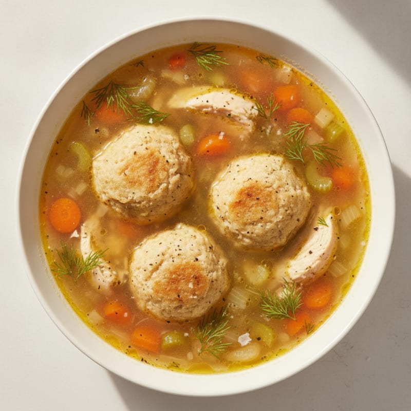 Classic Matzoh Ball Chicken Soup