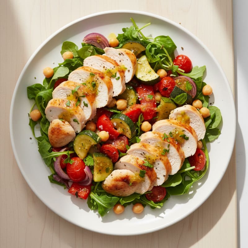Lemon Herb Chicken with Roasted Vegetables