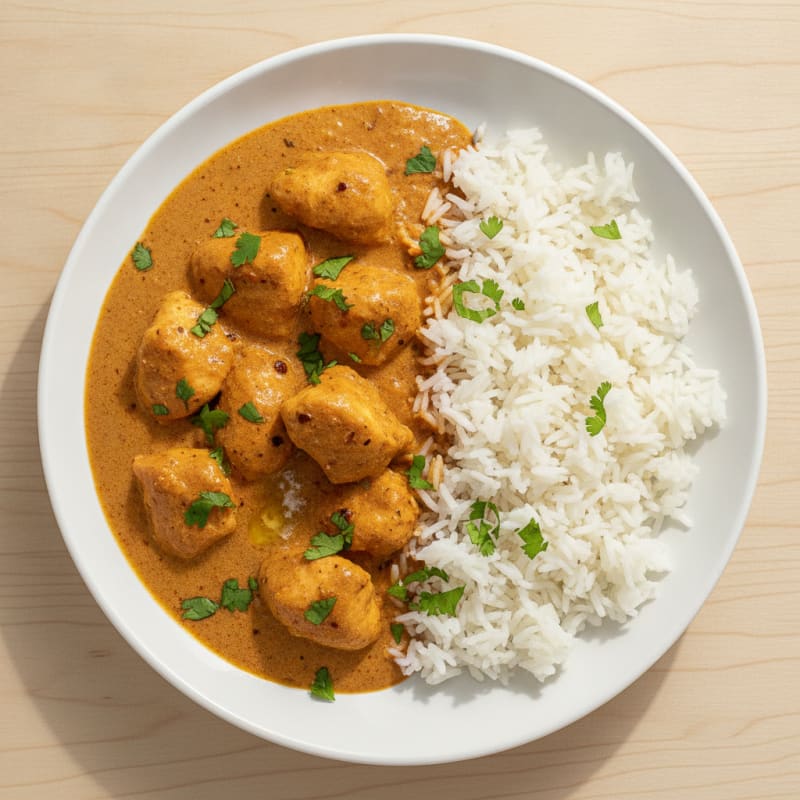 Spiced Butter Chicken with Basmati Rice