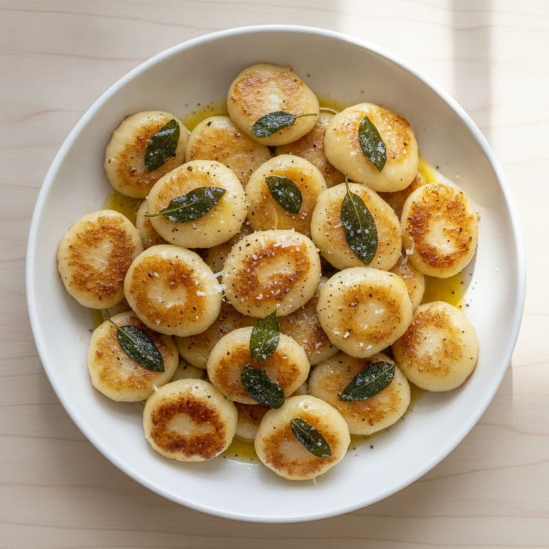 Ricotta Gnocchi with Sage Butter Sauce