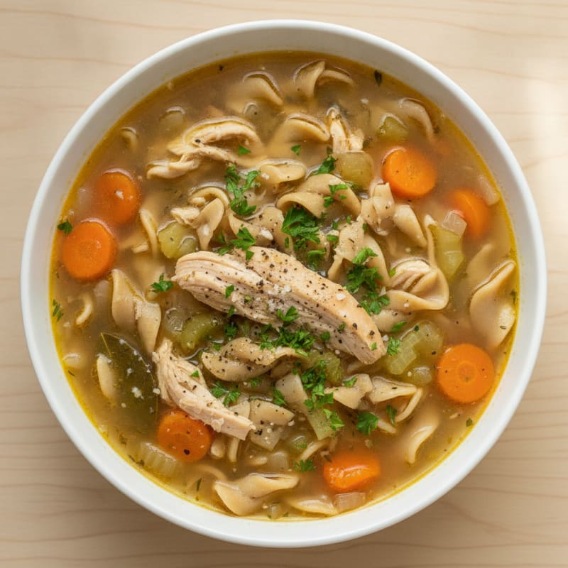 Slow Cooker Chicken Noodle Soup