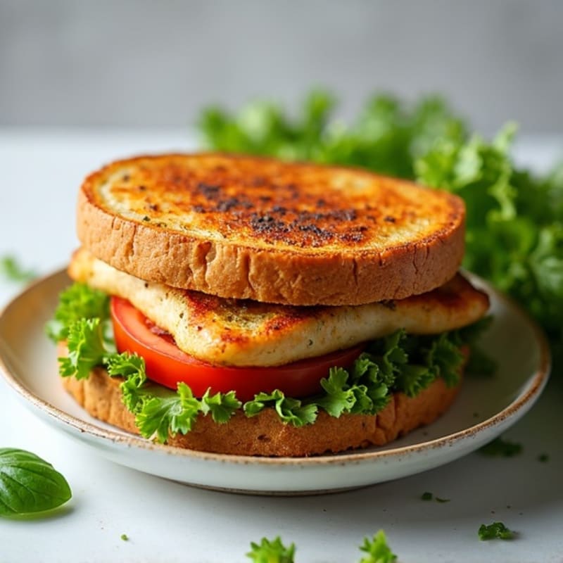 Grilled Chicken Pesto Sandwich