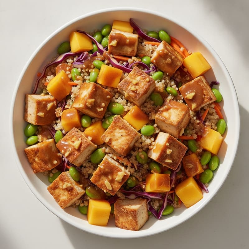 Microwave Plant-Based Protein Crunch Bowl