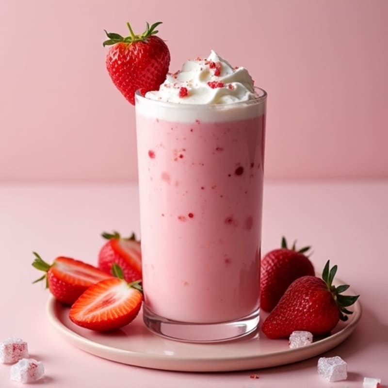 Creamy Strawberry Protein Smoothie