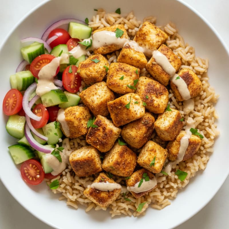 Chicken Shawarma Rice Bowl
