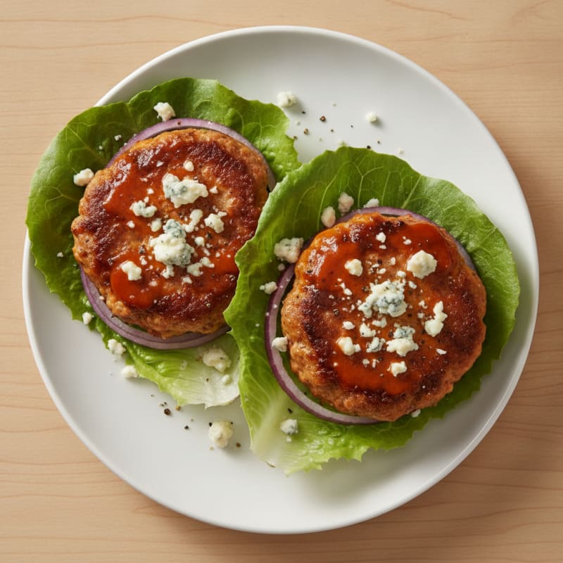 Buffalo Blue Cheese Burgers