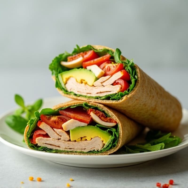 Fresh Turkey Avocado Wrap