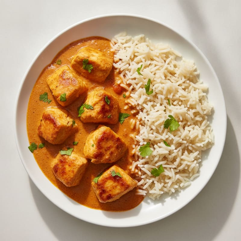 Spiced Butter Chicken with Basmati Rice