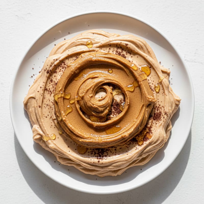 Silky Greek Yogurt Protein Pudding with Almond Butter