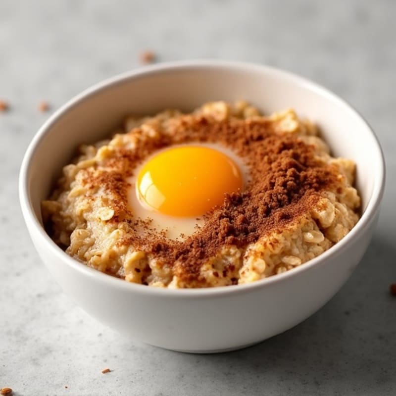 Cinnamon Swirl Protein Baked Oats