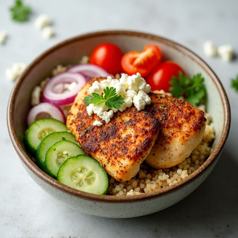 Herb-Spiced Chicken Shawarma Bowl