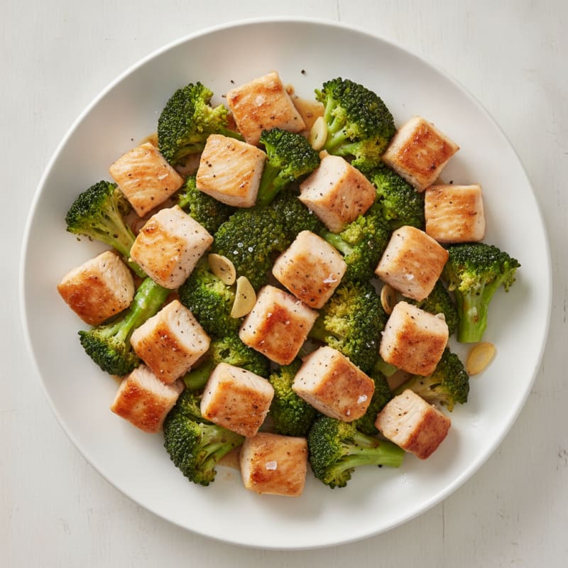 Chicken and Broccoli Protein Bowl