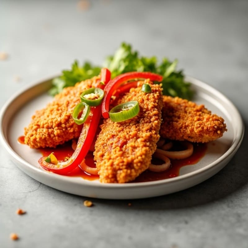 Crispy Baked Sweet and Sour Chicken