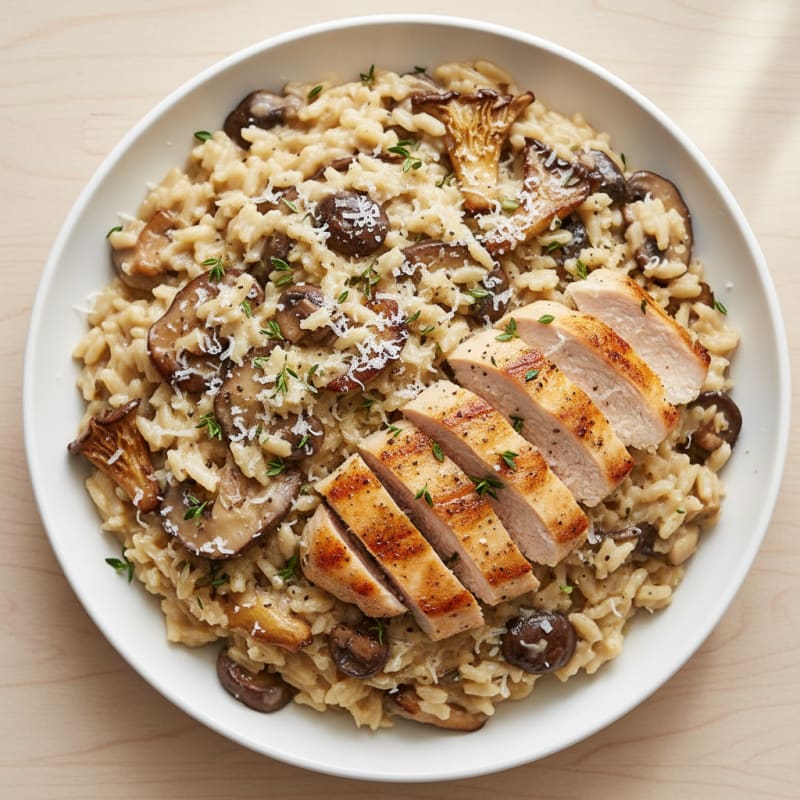Creamy Wild Mushroom Risotto