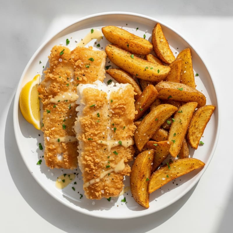 Classic Beer-Battered Fish and Chips
