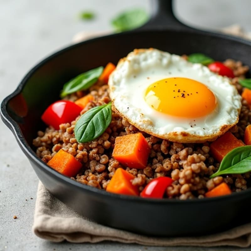 Protein-Packed Sweet Potato Hash Skillet