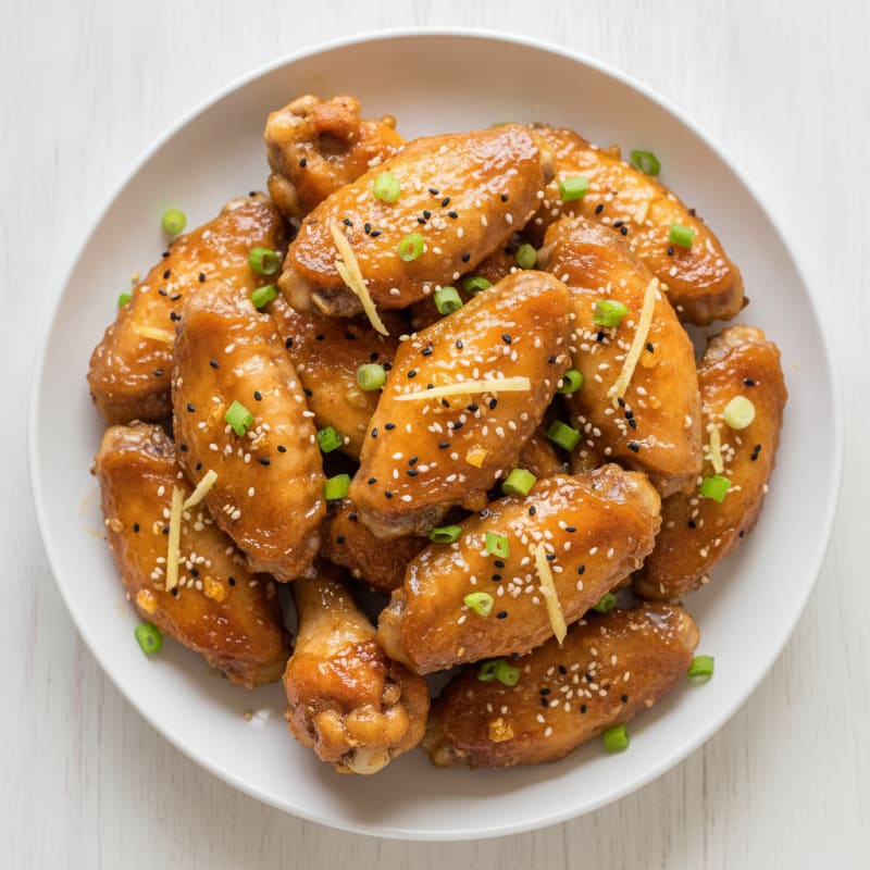 Honey-Garlic Glazed Chicken Wings